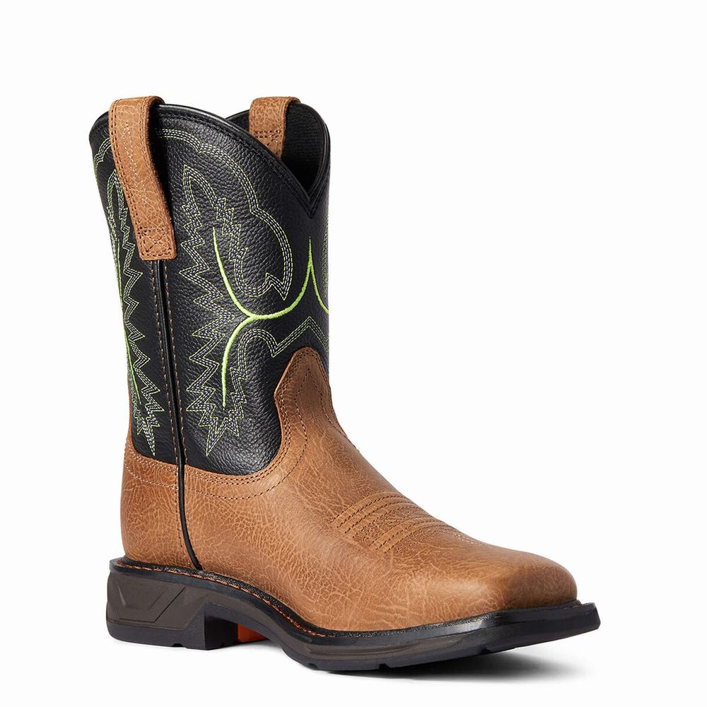 Ariat WorkHog XT Breda Square Tå Western Stövlar Barn Olika Färger | 603-YGHZPJ