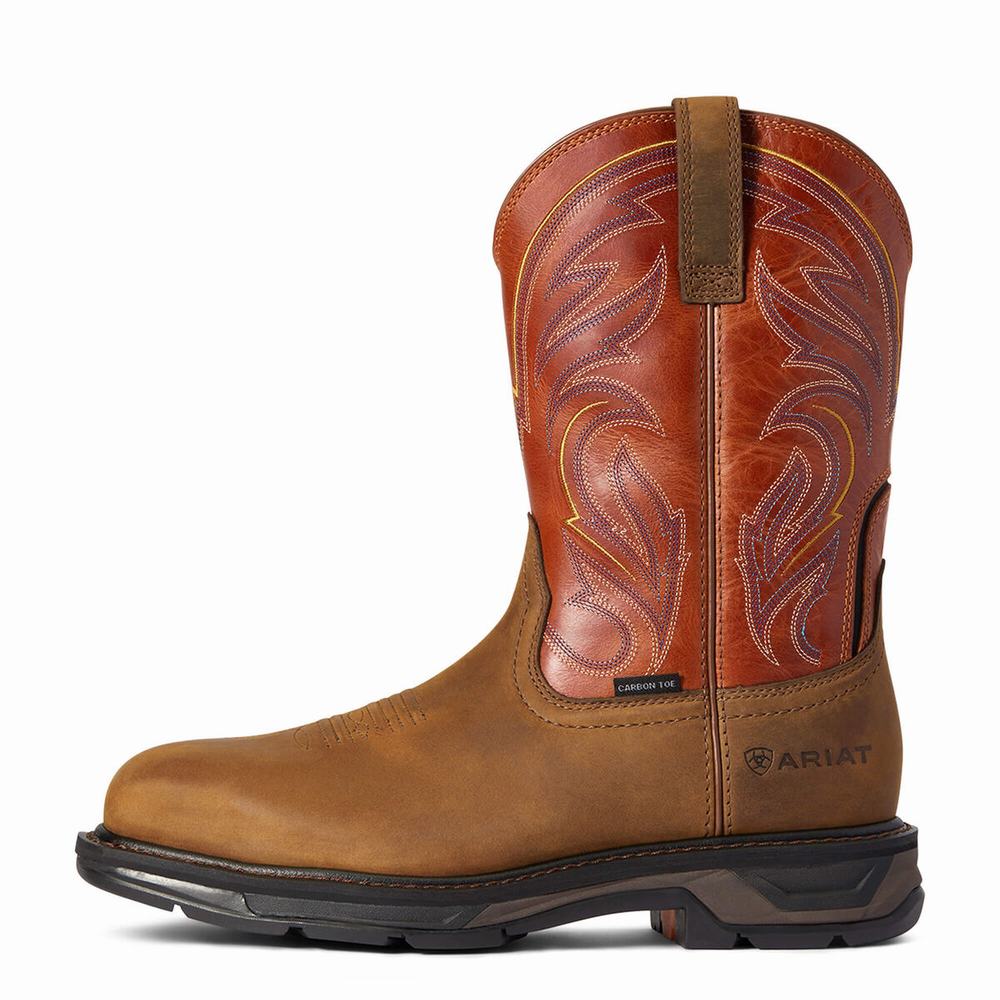 Ariat WorkHog XT Cottonwood Carbon Tå Arbetskängor Herr Olika Färger | 523-UAZKNL