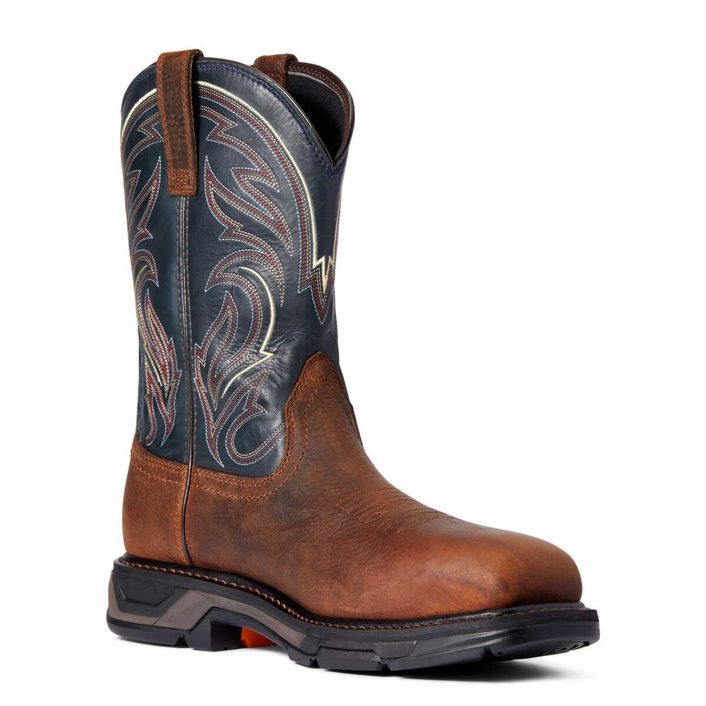 Ariat WorkHog XT Cottonwood Carbon Tå Arbetskängor Herr Bruna | 571-OHTRNZ