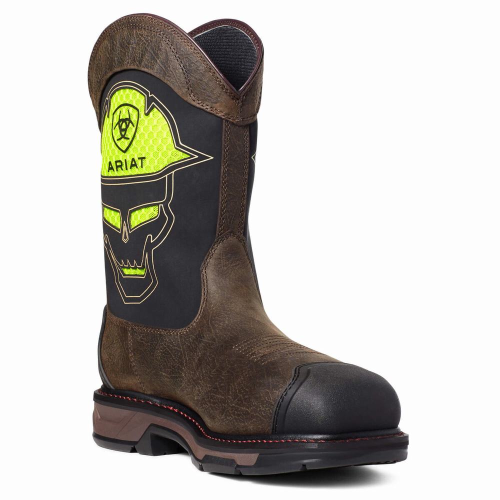 Ariat WorkHog XT VentTEK Bold Vattentäta Carbon Tå Vattentäta Kängor Herr Kaffe | 748-GMZPNW