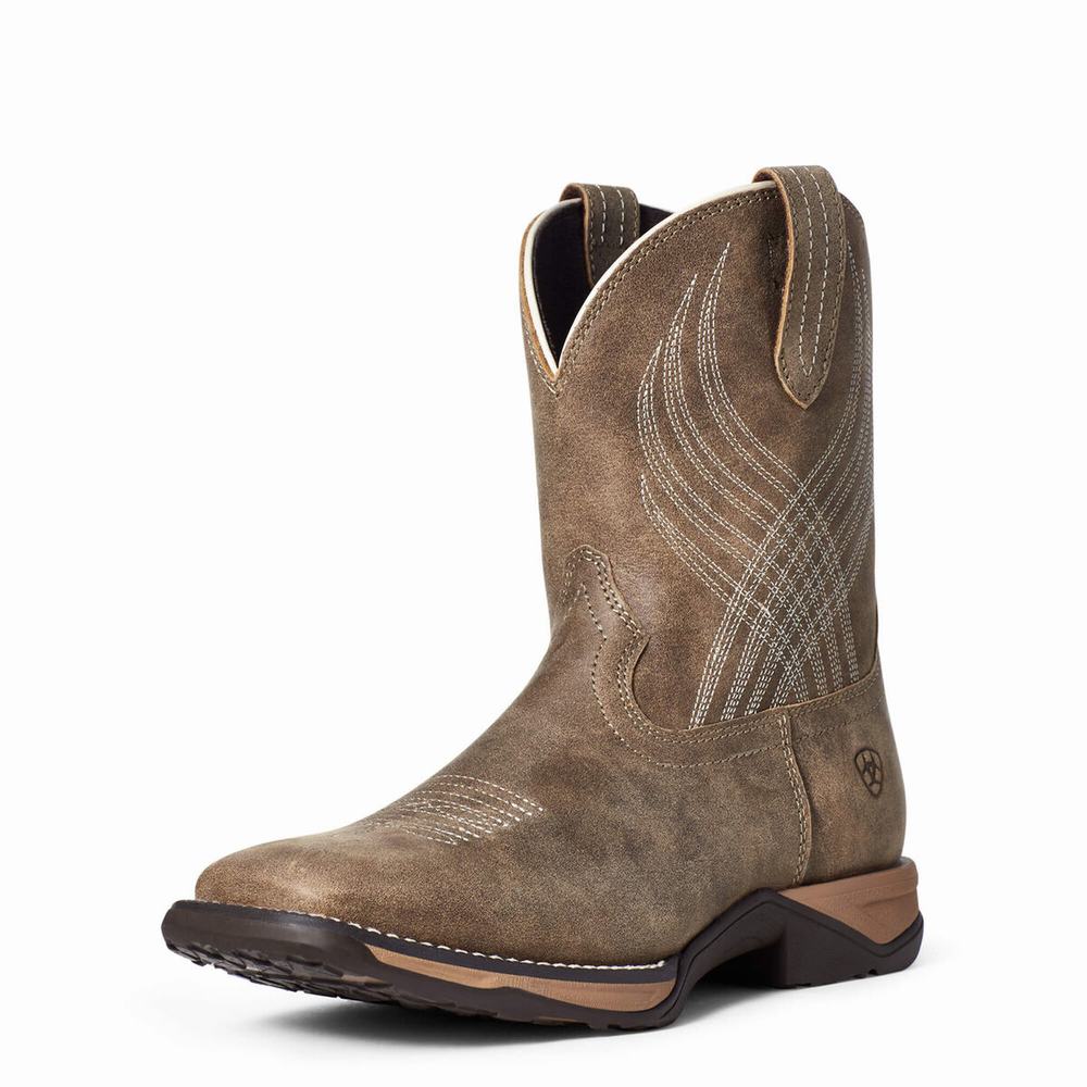 Ariat Youth Anthem Western Stövlar Barn Bruna | 350-QRTYUA